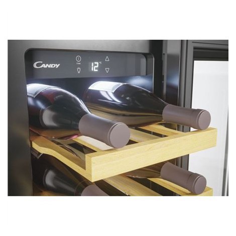 Candy | Wine Cooler | CCVB 30/1 | Energy efficiency class F | Built-in | Bottles capacity 20 | Cooling type | Black - 5